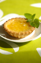 Homemade apple tart