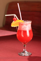 Red cocktail