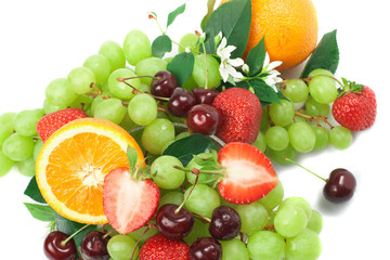 Still-life of fresh fruit