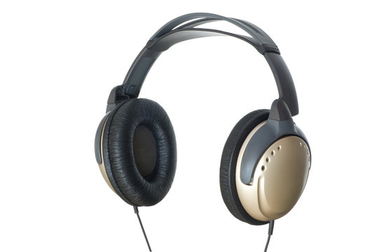 Headphones. Isolated on white with clipping path.