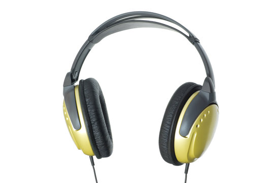Headphones. Isolated on white with clipping path.