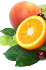 Still-life of fresh fruit