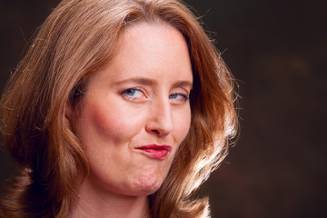 Fototapeta premium Smug businesswoman