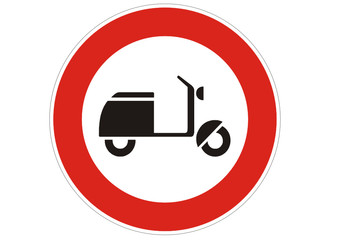 Achtung - Motorroller