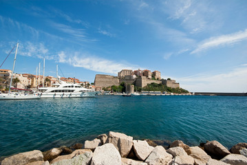 Fototapeta na wymiar Citadelle de Calvi - Korsyka