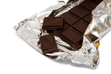 chocolate in a foil