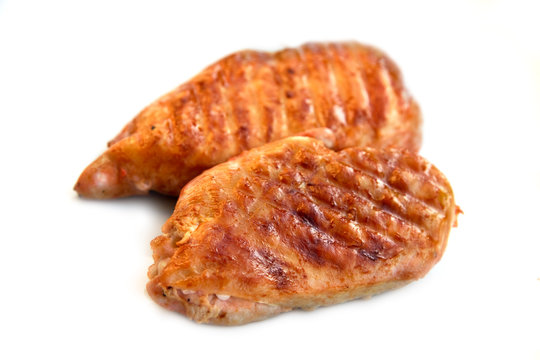 Putenbrust-gegrillt,freigestellt