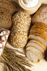 Group of bread