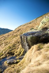 small waterfall at gredos mountains