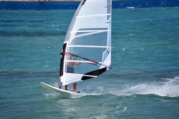 Windsurfing in Alacati, Cesme, Turkey