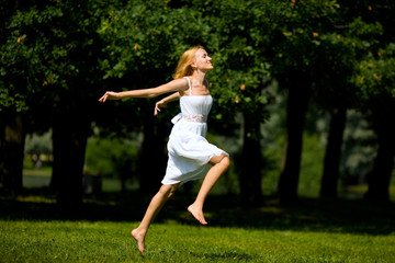 Fototapeta premium Happy woman