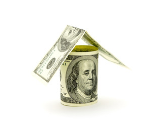 Money on white background