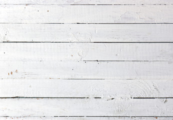 Fototapeta na wymiar Białe drewniane deski