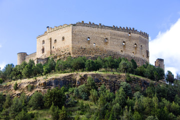 Fototapeta na wymiar Pedraza de la Sierra Castle, Segovia Province, Spain