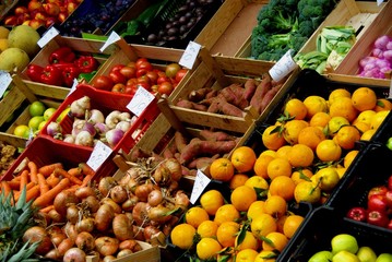 Marktstand auf Azoreninsel Sao Miguel