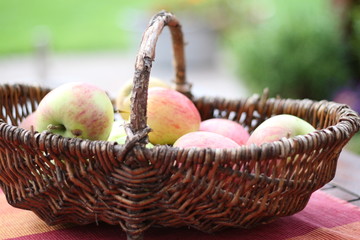 &Auml;pfel im Korb