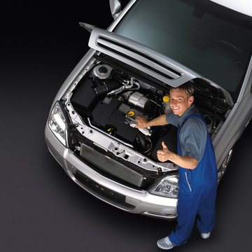 Werkstatt Auto Mechaniker 001