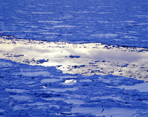 知床の流氷