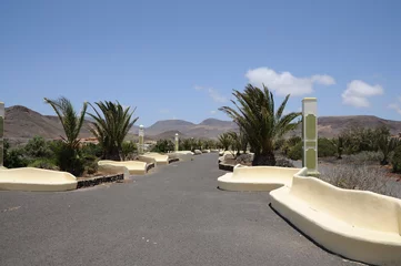 Poster Walk in La Pared. Canary Island Fuerteventura, Spain © philipus