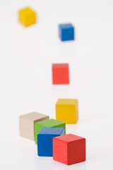 Obraz premium Wooden toy blocks