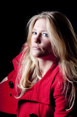 Fototapeta premium Blonde Frau