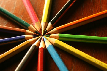 Fototapeta premium Colored pencils