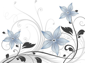 Floral abstract illustration