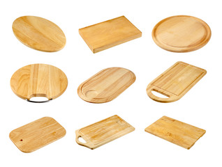 Various wooden cutting boards