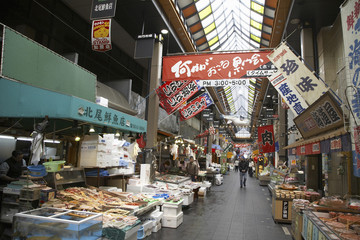 Fototapeta na wymiar Osaka Kuromon rynku