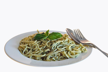 Nudeln mit Pesto
