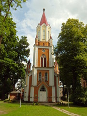 Fototapeta premium st. John's lutheran church - Jelgava, Latvia
