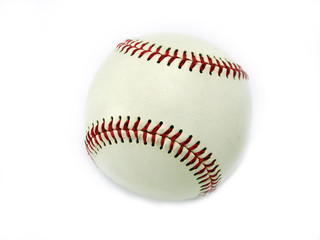bola de baseball isolada em fundo branco