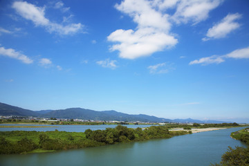 Fototapeta premium 徳島県吉野川
