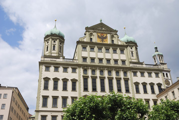 Obraz premium Augsburg city house