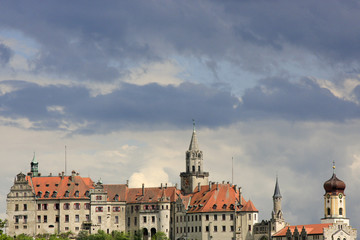 Fototapeta na wymiar Wahrzeichen der Stadt Siegmaringen