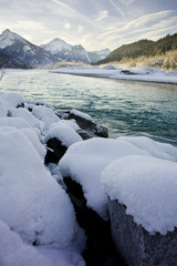 winterliches Allg&auml;u, lechtal no4