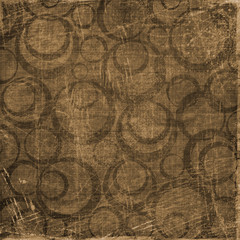 Fototapeta na wymiar Abstract background with circles. Grunge paper