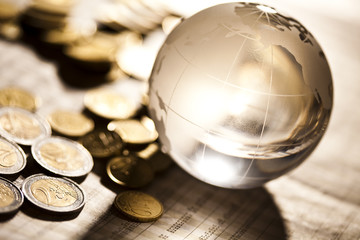 Financial indicators & Euro coins