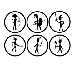 Warrior icons