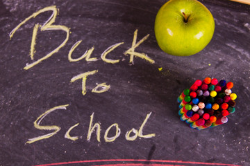 Exhibition of school. Back to school