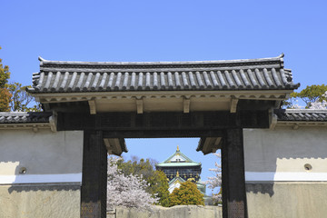 大阪城桜門