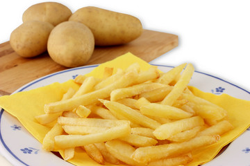 patate fritte con patate crude