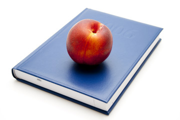 Kalender und Nektarine