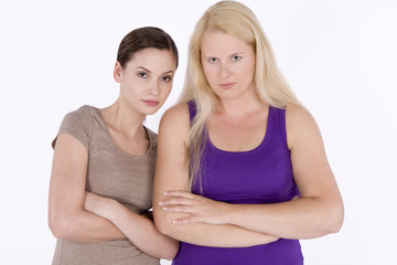 Fototapeta premium Two young woman