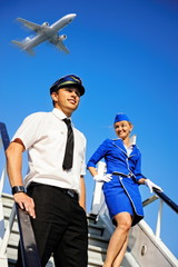 Cabin crew couple