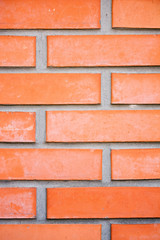 wall structure or texture of red bricks