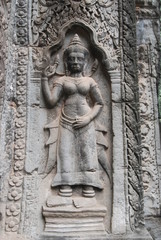 Fototapeta na wymiar Statue Apsara