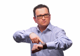 The man with a watch