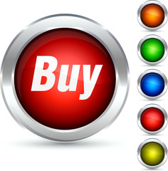 Buy detailed button. Vector illustration
