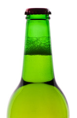 bottle of beer isolated on white background